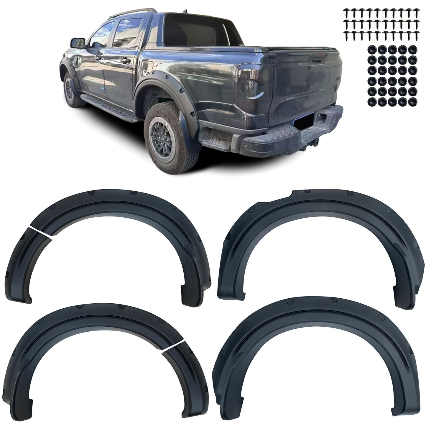 💫ART.3611 SET PARAFANGHI ALLARGATI Medium Adatto per Ford Ranger T9 2023+💫