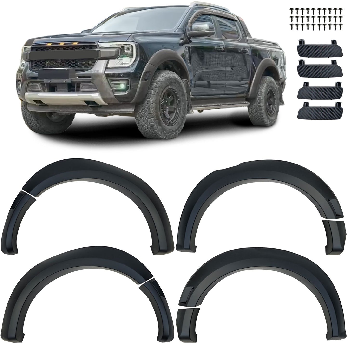 💫ART.3610 Set di parafanghi allargati BIG per Ford Ranger T9 2023+💫