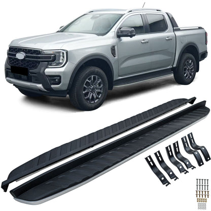 💫ART.3605 Pedane laterale in alluminio, look OE, per Ford Ranger T9 2023+💫