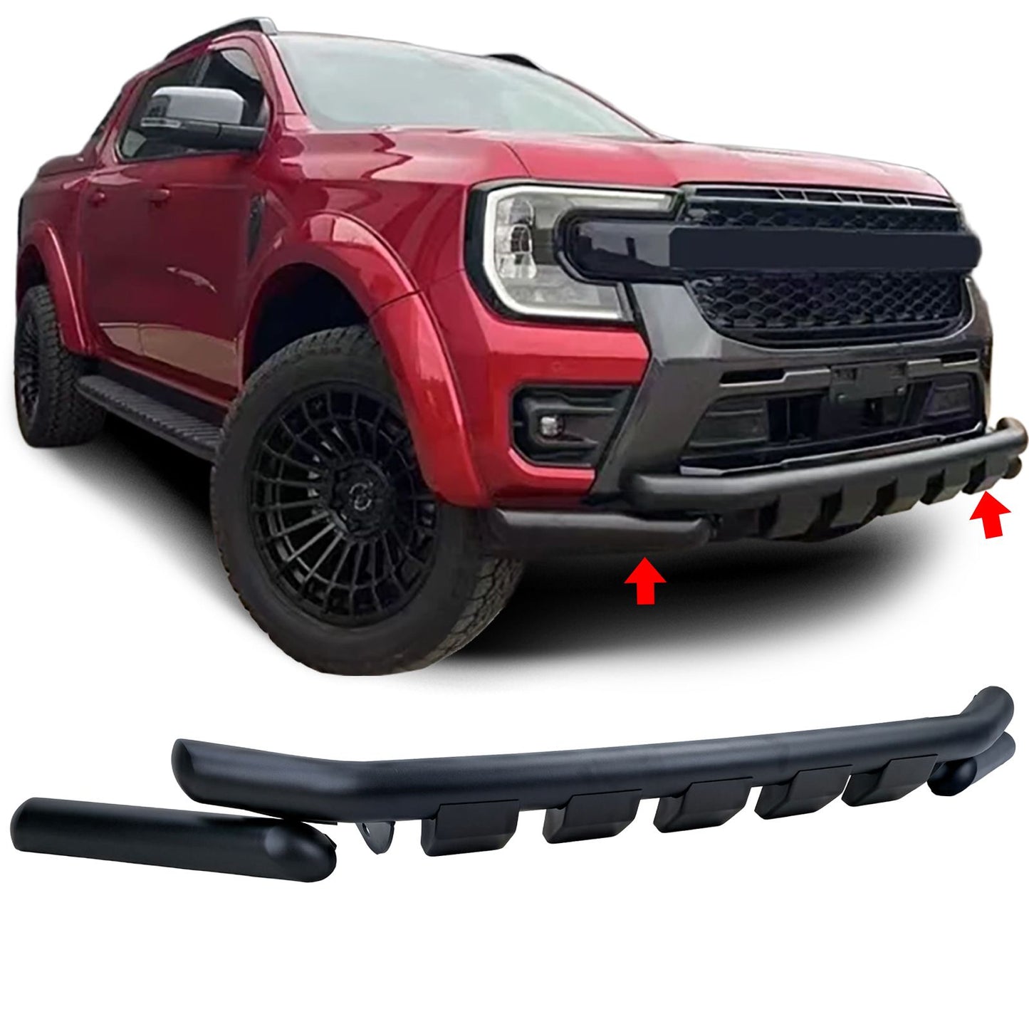 💫ART.3657 Protezione Sottoscocca Nero per Ford Ranger T9 2023+💫 (Copia)