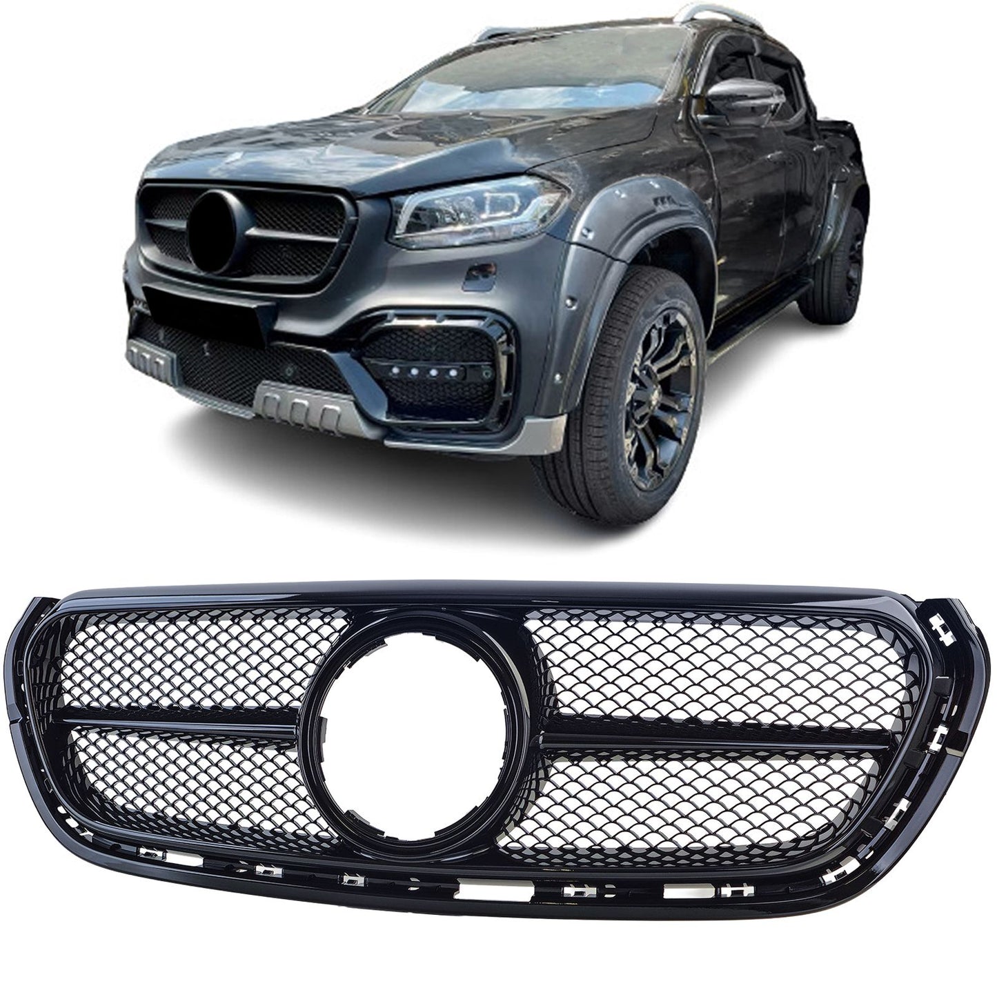 💫ART.3624 Griglia radiatore Performance per Mercedes Classe X W470 2017-2020💫