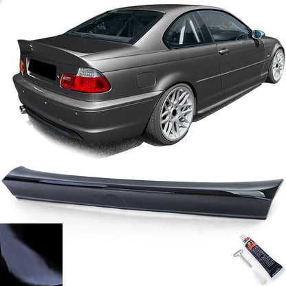 💫ART.3690 Spoiler Posteriore 'Ducktail' Nero Lucido per BMW E46 Coupe 99-06💫