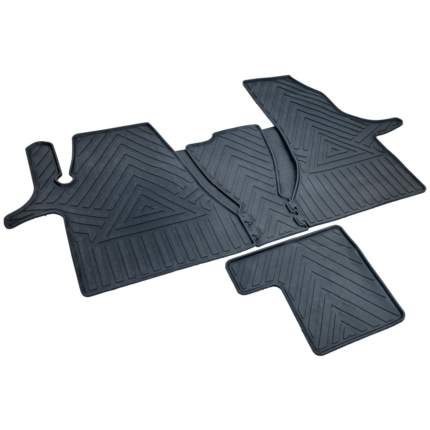 💫ART.3809 Set di 4 Tappetini in gomma Premium per VW Bus Transporter T6 2019+💫
