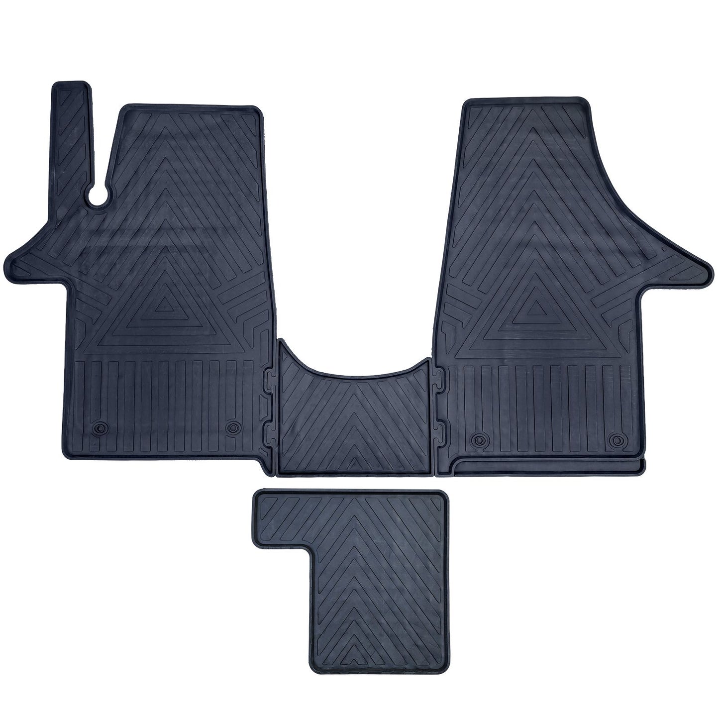💫ART.3807 Set di 4 Tappetini Premium per VW T5 T6 Bus Transporter 2003-2019💫