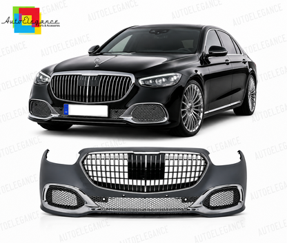 💕PARAURTI ANTERIORE MERCEDES W213 21-23 LOOK MAYBACH💕