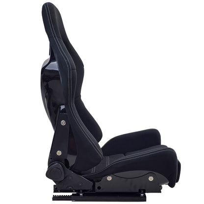 💫ART.3726 TSedile sportivo con Rivestimento Rigido Nero per SimRig💫