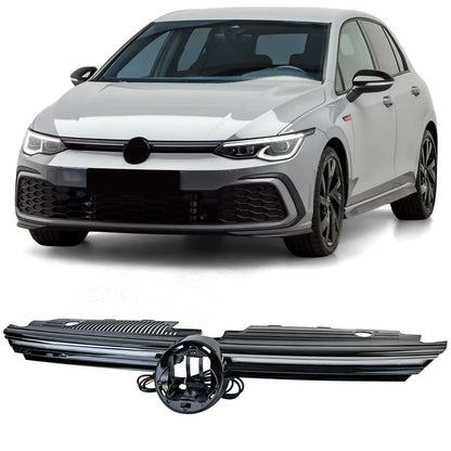 💫ART.7936 Griglia Look Sportivo (Nero Lucido) per VW Golf 8 2019+💫
