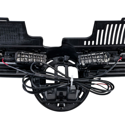 💫ART.8686 Griglia sportiva con finiture cromate e luci diurne a LED per VW Golf 8 2019+💫