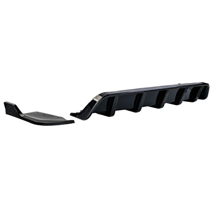 💫ART.3799 Diffusore posteriore +flaps nero lucido per BMW X4 F26 2014-2018💫