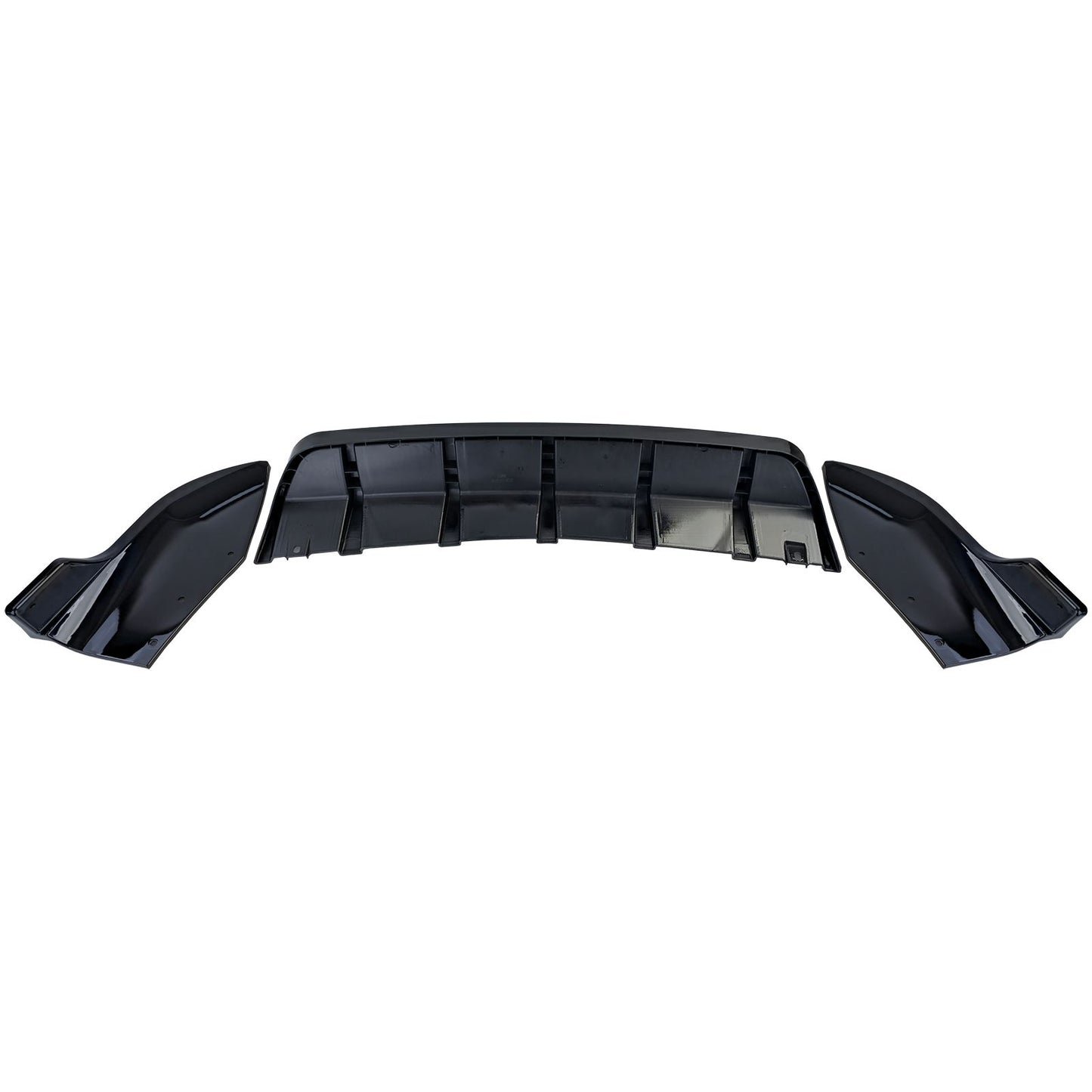 💫ART.3799 Diffusore posteriore +flaps nero lucido per BMW X4 F26 2014-2018💫