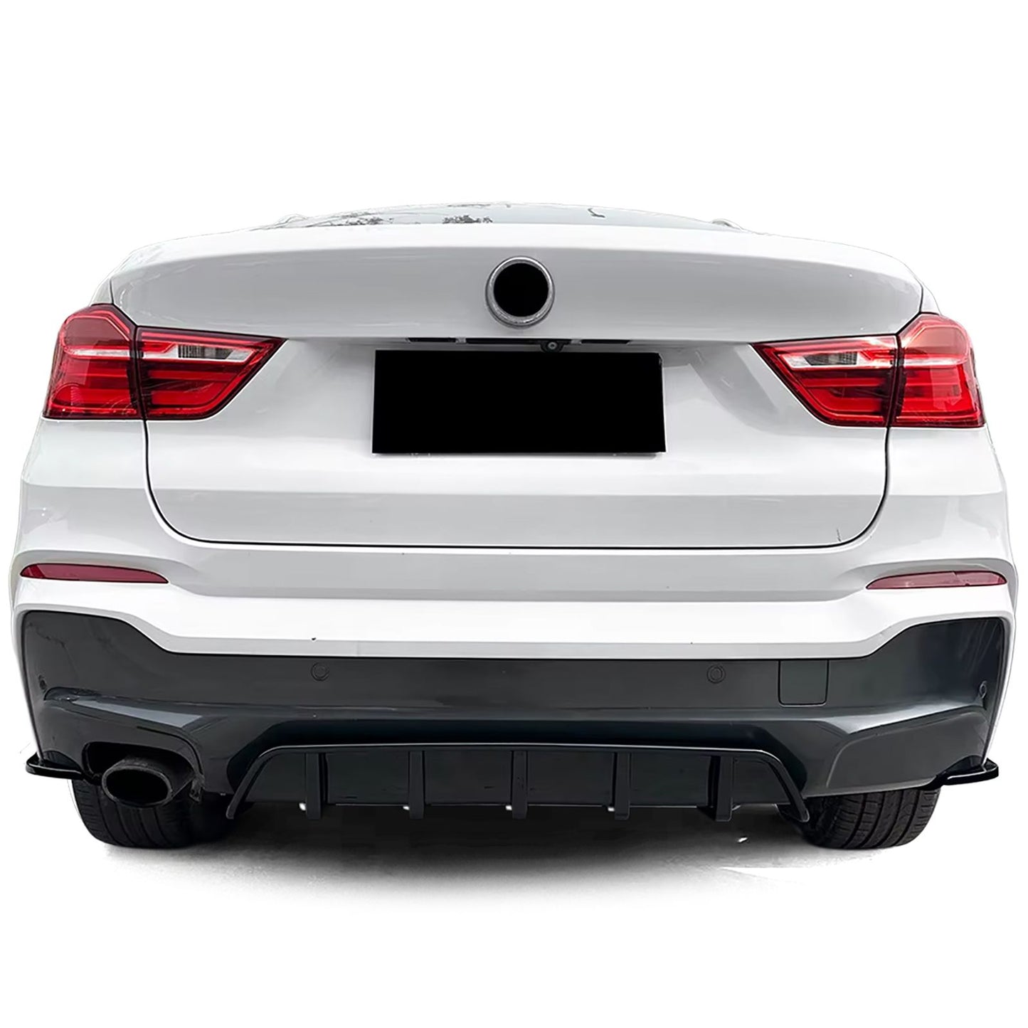 💫ART.3799 Diffusore posteriore +flaps nero lucido per BMW X4 F26 2014-2018💫