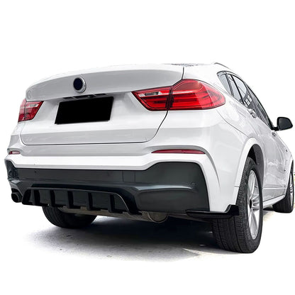 💫ART.3799 Diffusore posteriore +flaps nero lucido per BMW X4 F26 2014-2018💫