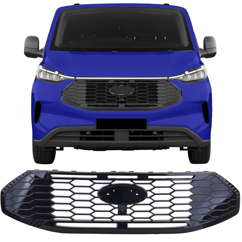 GRIGLIA SPORT NIDO D'APE NERO LUCIDO PER FORD TRANSIT / TOURNEO CUSTOM DAL 2023