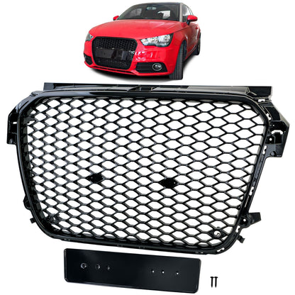💫ART.3620 Griglia Sportiva Nero lucido per Audi A1 8X 2010-2014💫