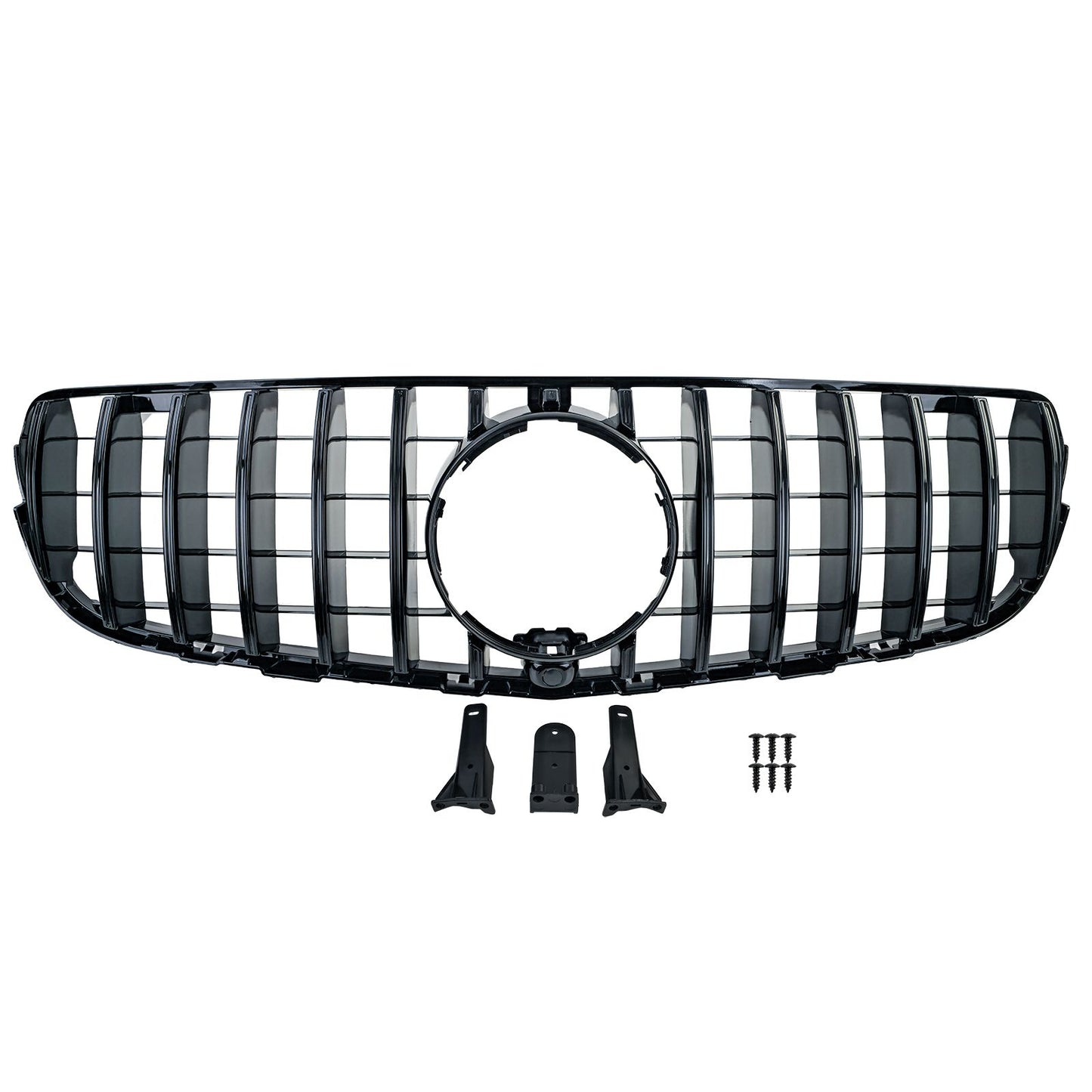 💫ART.8659 Griglia Sportiva GT-Look Nero Lucido per Mercedes GLC X253 / C253 15-19💫