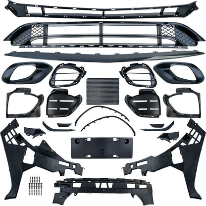 70 Paraurti sportivo anteriore con griglia compatibile con Mercedes CLA C118 X1