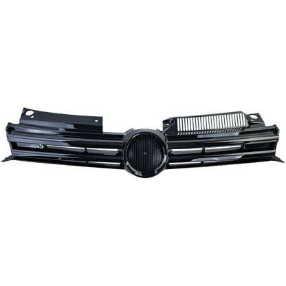 Griglia del radiatore nera lucida adatta per VW Golf 6 / GTI / GTD / R 2008–2013