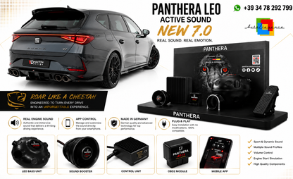 💕ART.2672 PANTHERA Soundsystem Booster 7.0-Seat Leon ST FR Mk4💕