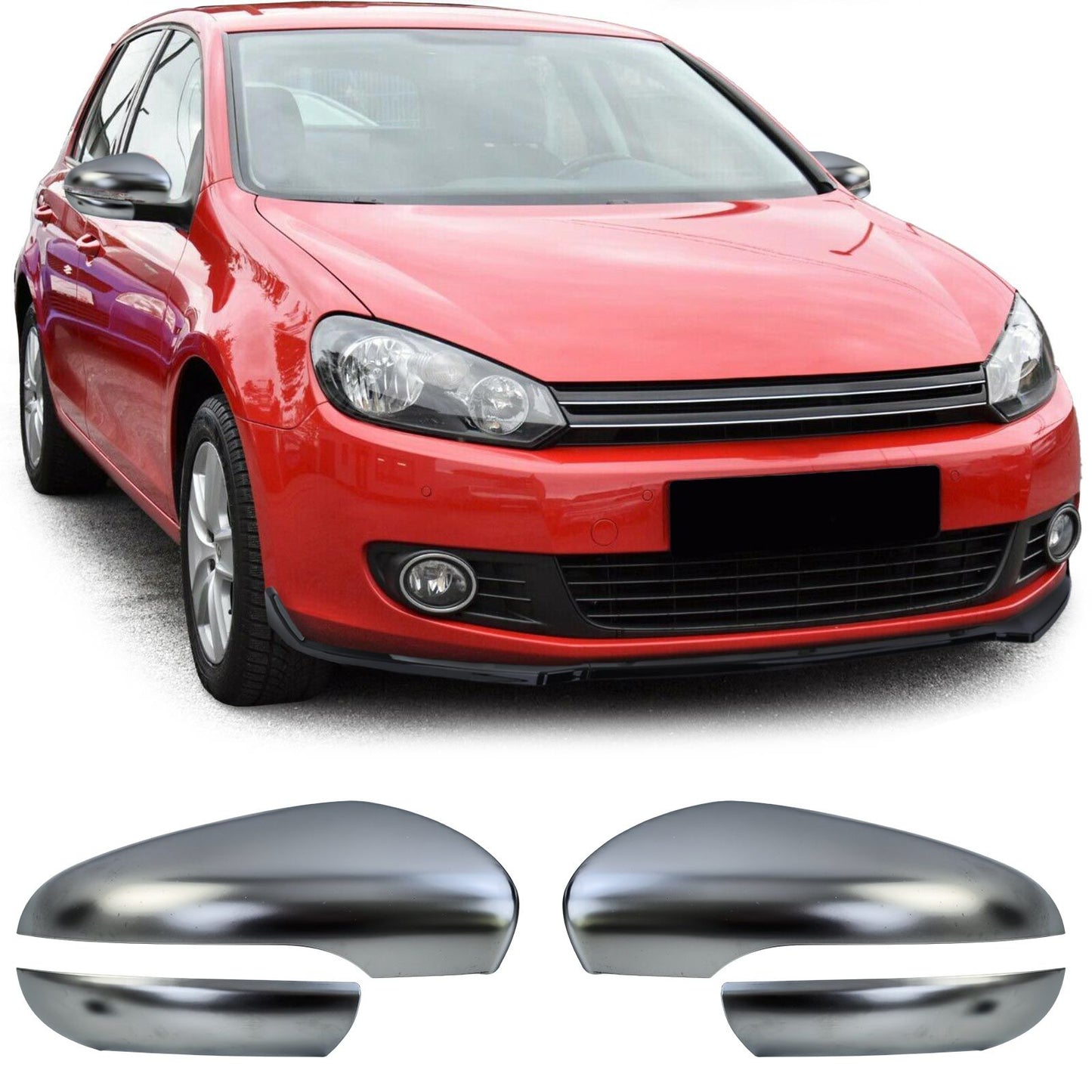 💫ART.7935 Copri Specchietti Argento Opaco (4 pezzi) per VW Golf VI 08-12💫 (Copia)