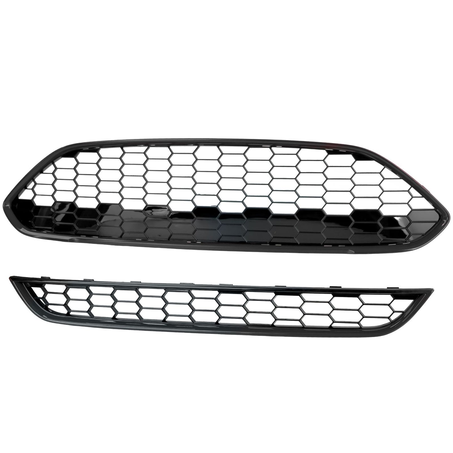💫ART.4518 Set Griglia Radiatore ST (Nero Lucido) per Ford Fiesta 2013-2017💫