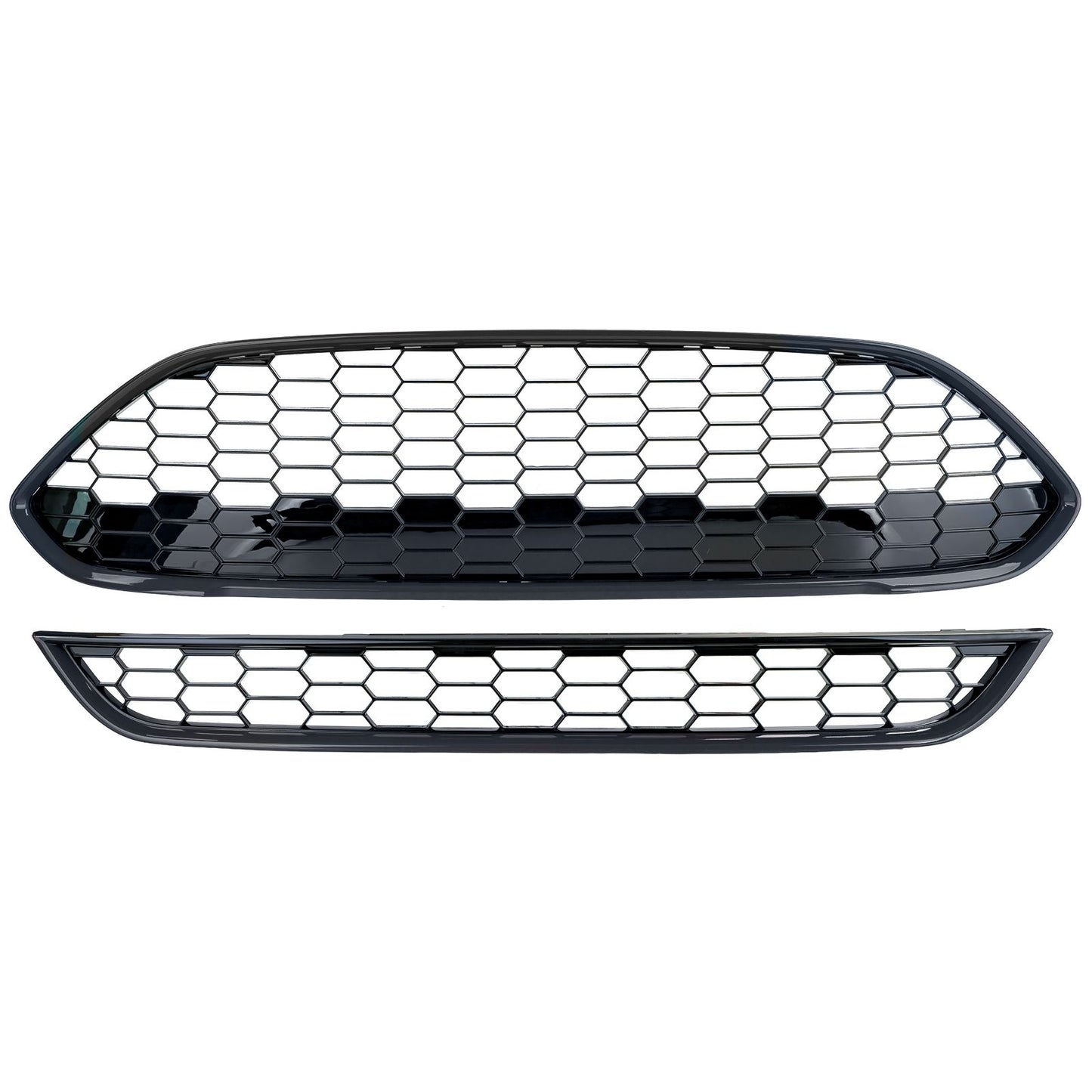 💫ART.4518 Set Griglia Radiatore ST (Nero Lucido) per Ford Fiesta 2013-2017💫