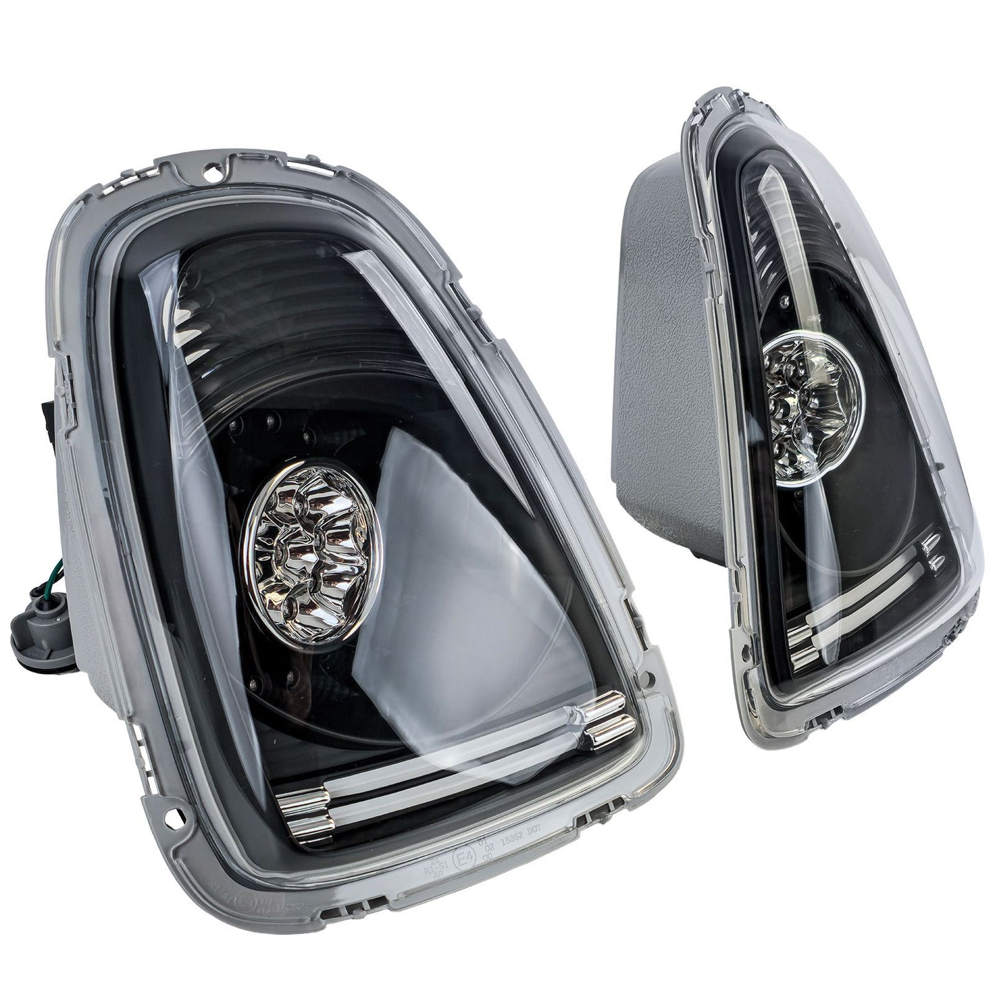 💫ART.4481 Fari Posteriori in vetro trasparente Nero per Mini One Cooper R56💫