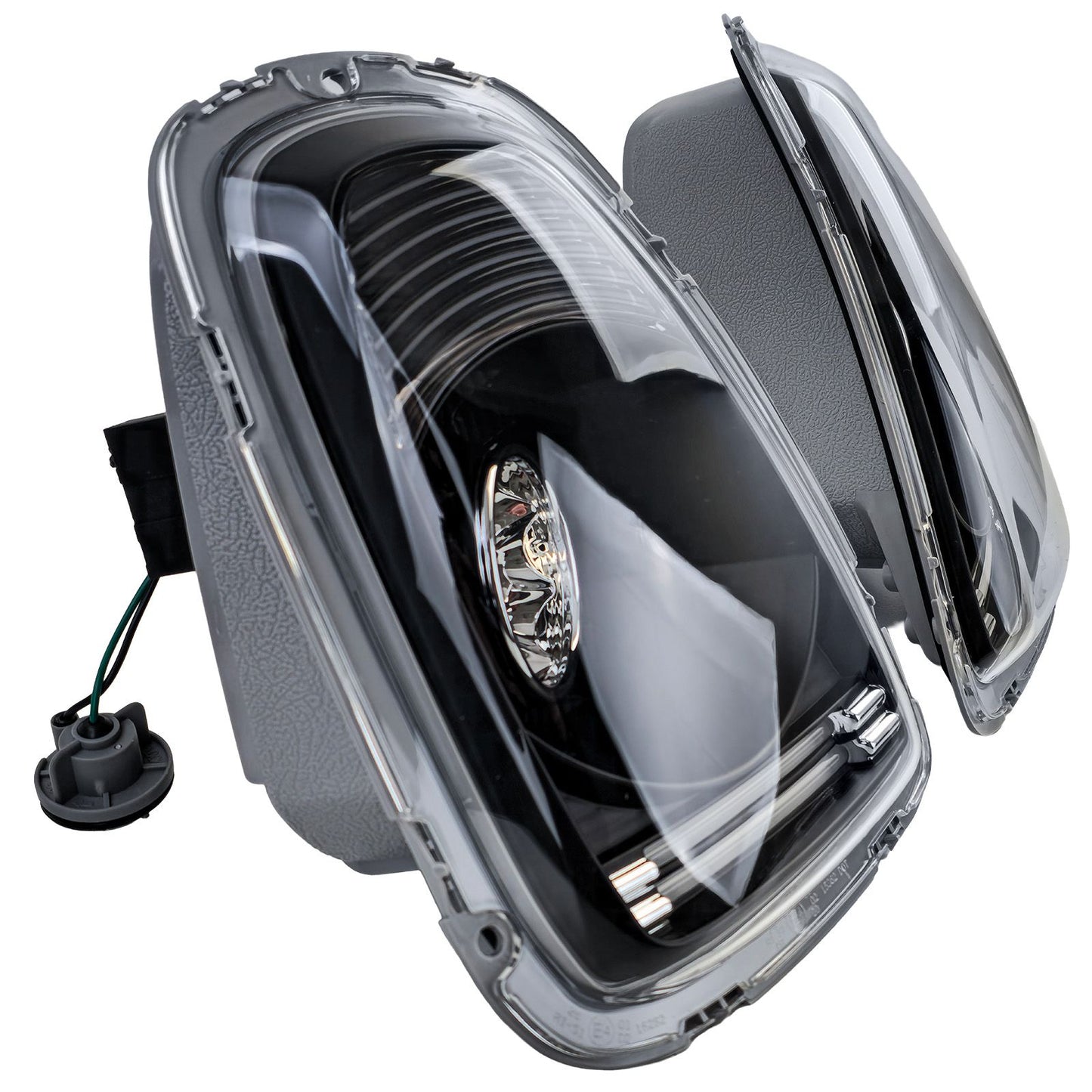 💫ART.4481 Fari Posteriori in vetro trasparente Nero per Mini One Cooper R56💫