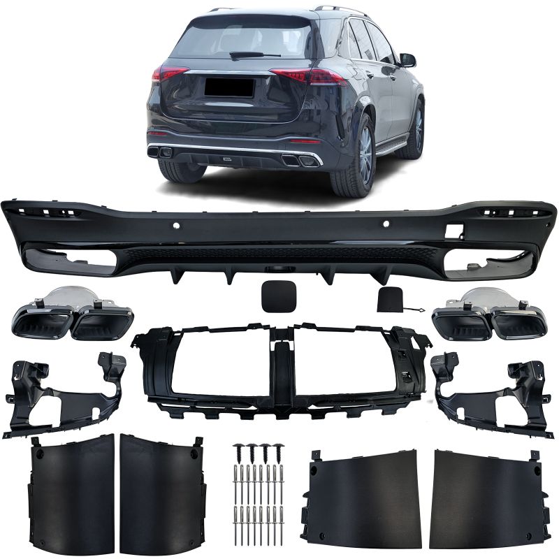 Diffusore Posteriore Sport GLE V167 GLS X167 AMG