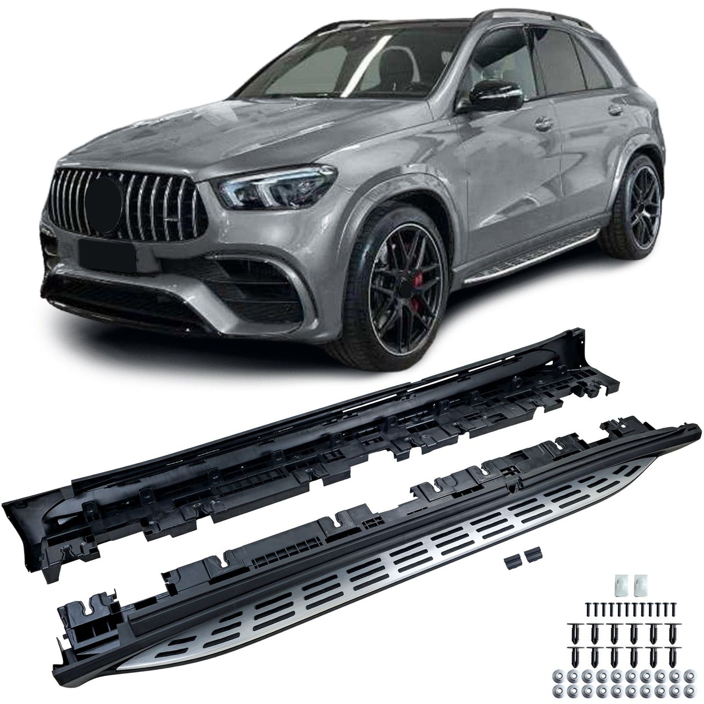 💫ART.7923 Pedane in Alluminio OE Look per GLE V167 2018-2023💫