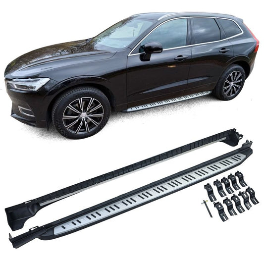 PEDANE LATERALI IN ALLUMINIO STILE OEM PER VOLVO XC60 II (2017-2025)
