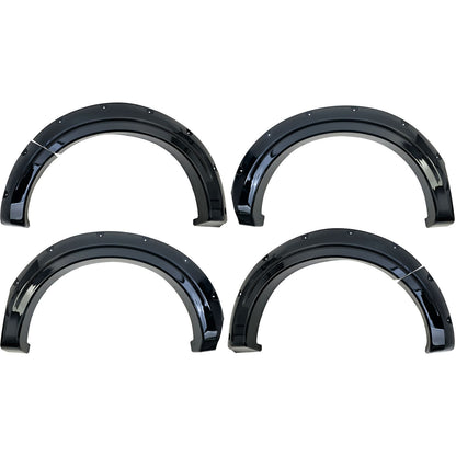 💫ART.8664 Parafanghi Allargati Nero Lucido Per FORD Ranger T9 2023+💫