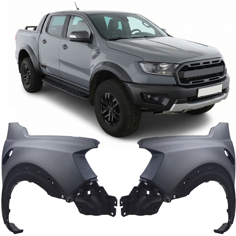 Set di parafanghi anteriori adatti per Ford Ranger Raptor (2019–2023)