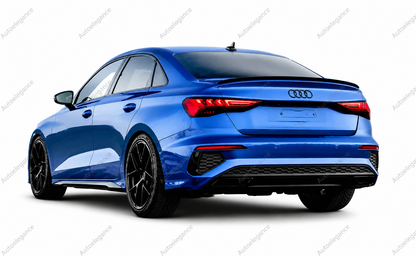🔥ART.9880 SPOILER STILE  S3 NERO LUCIDO PER AUDI A3 S3 RS3 8Y BERLINA 2020+🔥
