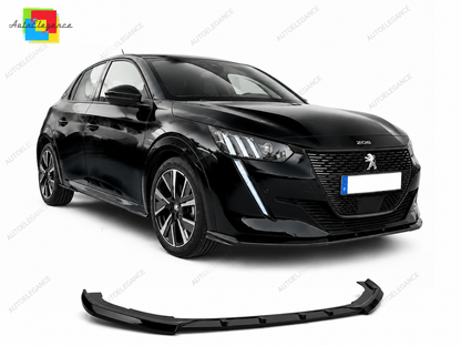 👉Splitter Anteriore V.2 per Peugeot 208 Mk2 (2020-2024) –ABS Nero Lucido👈