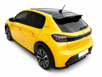 👉Minigonne Laterali V.2 per Peugeot 208 Mk2 (2019+) –ABS Nero Lucido👈