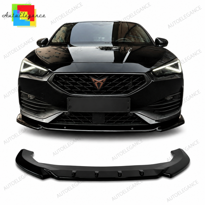 👉ART. 0876 SPLITTER CUPRA LEON 2020+ NERO LUCIDO👈