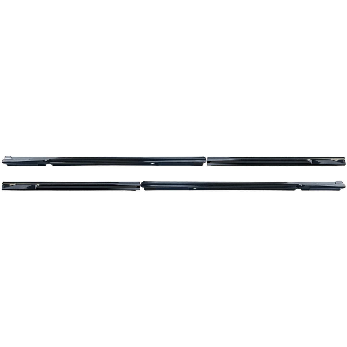 💫ART.8578 Sotto Minigonne Nero Lucido – per VW T7 2024+ (L2 passo lungo)💫