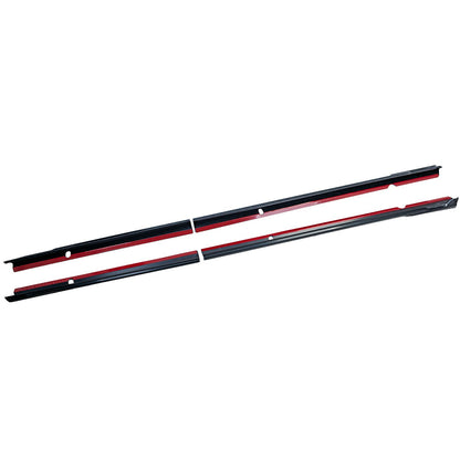 💫ART.8578 Sotto Minigonne Nero Lucido – per VW T7 2024+ (L2 passo lungo)💫
