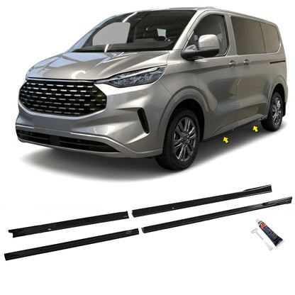 💫ART.8576 Sotto Minigonne Nero Lucido – per Ford Tourneo / Transit Custom 2023+💫