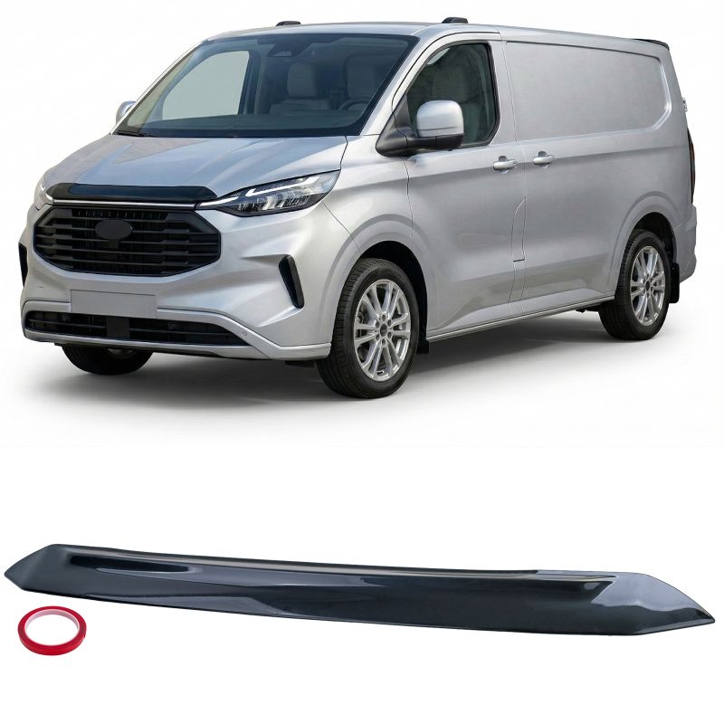 Protezione Cofano Nero Lucido Ford Transit Custom 2023+