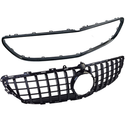 💫ART.8719 Griglia Anteriore per Mercedes CLS C218 / X218 Nero Lucido 2014+💫