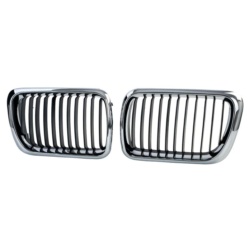 GRIGLIA SPORT NERO/CROMO DOPPIO RENE PER BMW SERIE 3 E36 FACELIFT (1996-2000)