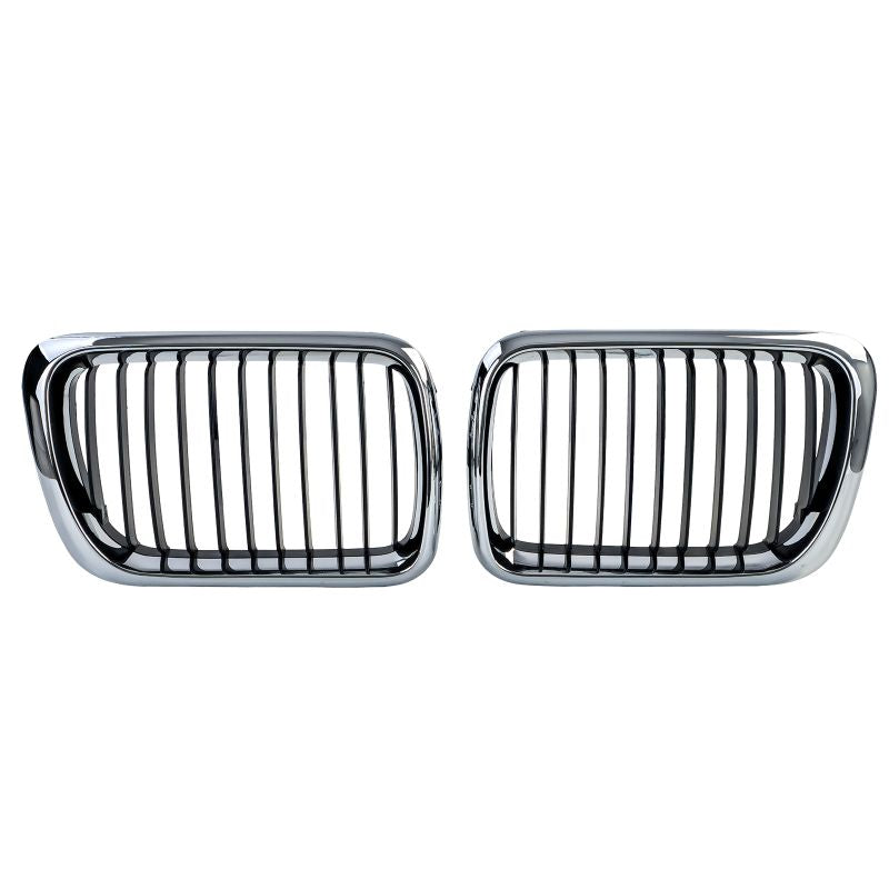 GRIGLIA SPORT NERO/CROMO DOPPIO RENE PER BMW SERIE 3 E36 FACELIFT (1996-2000)