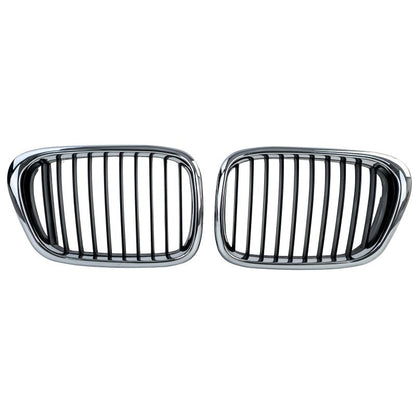 GRIGLIA SPORT NERO/CROMO DOPPIO RENE PER BMW SERIE 5 E39 (1995-2003)
