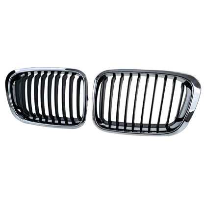 GRIGLIA SPORT NERO/CROMO DOPPIO RENE PER BMW SERIE 3 E46 PRE-FACELIFT 1998-2001
