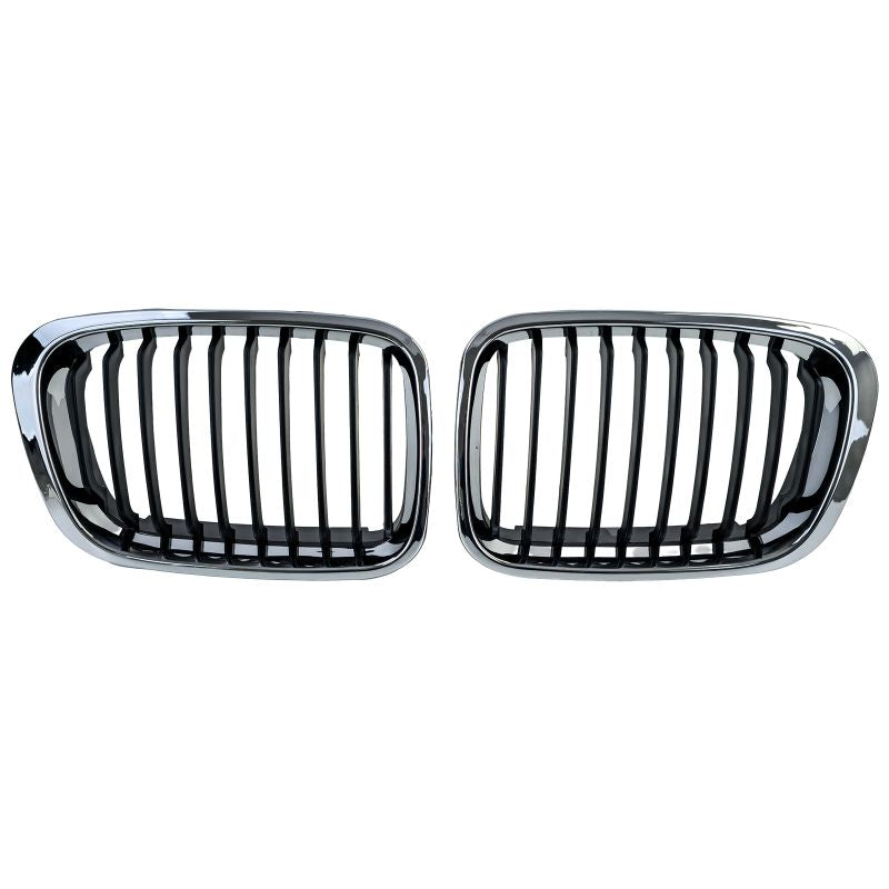 GRIGLIA SPORT NERO/CROMO DOPPIO RENE PER BMW SERIE 3 E46 PRE-FACELIFT 1998-2001