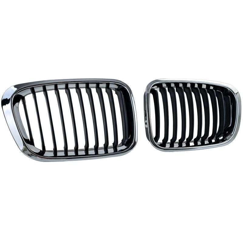 GRIGLIA SPORT NERO/CROMO DOPPIO RENE PER BMW SERIE 3 E46 PRE-FACELIFT 1998-2001