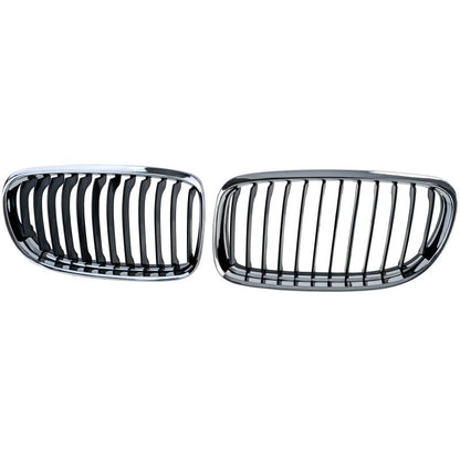 GRIGLIA SPORT NERO/CROMO DOPPIO RENE PER BMW SERIE 3 E90/E91 LCI (2008-2012)