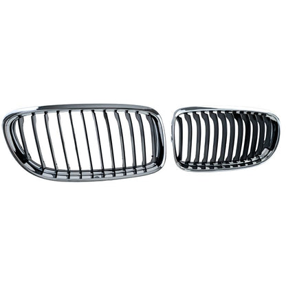 GRIGLIA SPORT NERO/CROMO DOPPIO RENE PER BMW SERIE 3 E90/E91 LCI (2008-2012)