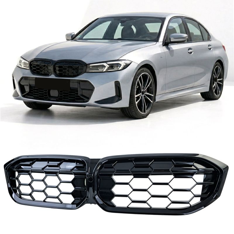 GRIGLIA PERFORMANCE NIDO D'APE NERO PER BMW SERIE 3 G20/G21 LCI (DAL 2022)